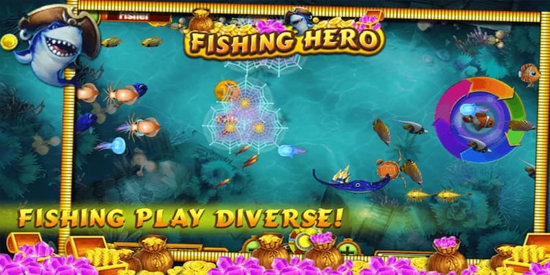 Hero Fishing Bongvip - Săn cá đổi thưởng cơ hội thưởng lớn